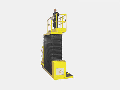Plataforma de trabajo - tPE SBA 4R 300/DX - MORELLO GIOVANNI S.r.l. - suspendida / vertical / eléctrica
