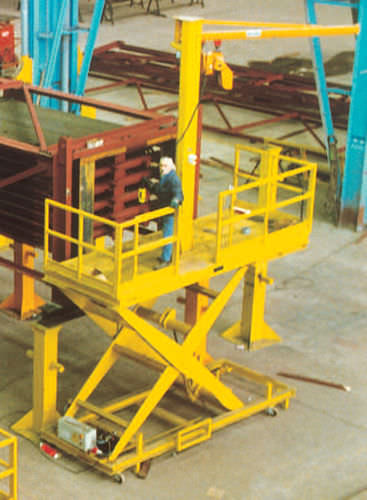 Plataforma elevadora de tijera fija - PE F 1/X - MORELLO GIOVANNI S.r.l. - eléctrica