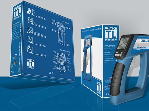 Termómetro de infrarrojos - BALTECH TL- 0212C - BALTECH GmbH - con indicador digital / móvil / industrial