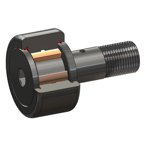 Rodillo de leva con rodamientos de agujas-rodillos - OBCR-B series - ACCURATE BUSHING - de cabeza hexagonal / con espárrago / de bronce