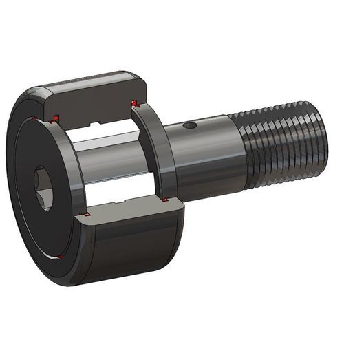 Rodillo de leva con rodamientos de agujas-rodillos - BCR-XB series - ACCURATE BUSHING - de cabeza hexagonal / con espárrago / de plástico