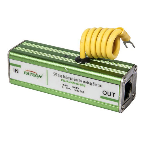 Protector de sobretensión de tipo 3 - FS-RJ45-6/100-4 - FATECH ELECTRONIC (FOSHAN) CO., LTD - para aplicaciones de telecomunicaciones / para redes informáticas / de telecomunicación