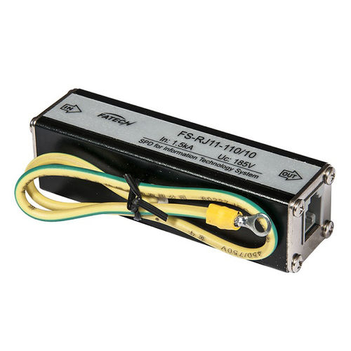 Protector de sobretensión de tipo 1 - FS-RJ11-110/10-4 - FATECH ELECTRONIC (FOSHAN) CO., LTD - de telecomunicación / para aplicaciones de telecomunicaciones / RJ11