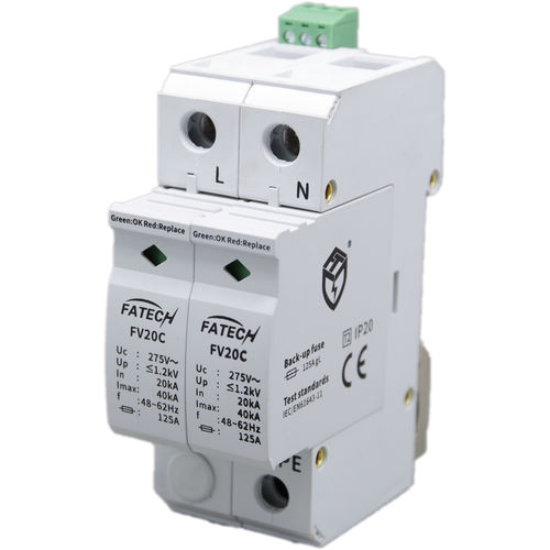 Protector de sobretensión de tipo 2 - FV20C/2-440S - FATECH ELECTRONIC (FOSHAN) CO., LTD - clase II / con teleseñalización / para alimentación eléctrica