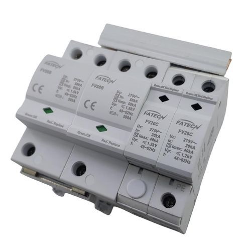 Protector de sobretensión de tipo 1 - FV50B+C/2-275(S) series - FATECH ELECTRONIC (FOSHAN) CO., LTD - de tipo 2 / clase I / clase II