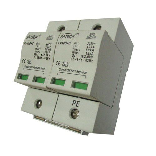 Protector de sobretensión de tipo 1 - FV40B+C/2-xxx S series - FATECH ELECTRONIC (FOSHAN) CO., LTD - de tipo 2 / con teleseñalización / para alimentación eléctrica