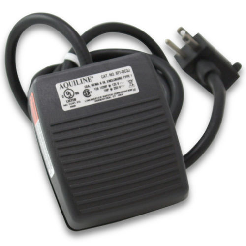 Interruptor de pedal de control - 971-DC3J - Linemaster - de seguridad / eléctrico / 1 pedal