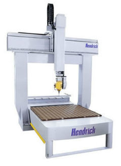 Recortadora CNC - Hendrick - 5 ejes / de un husillo