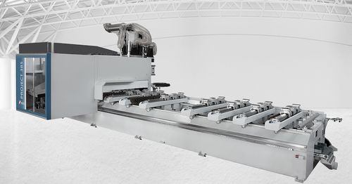 Centro de mecanizado CNC 5 ejes - PROJECT 385 series - Masterwood - vertical / tipo puente / 22 herramientas