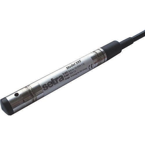 Sensor de presión absoluta - 595  - SETRA - térmico / digital / de acero inoxidable