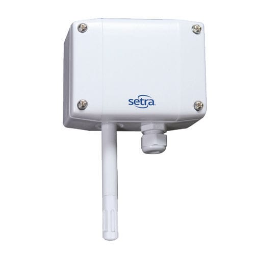 Sensor de temperatura y de humedad relativa - SRH200 - SETRA - de pared / 4-20 mA / Modbus RTU