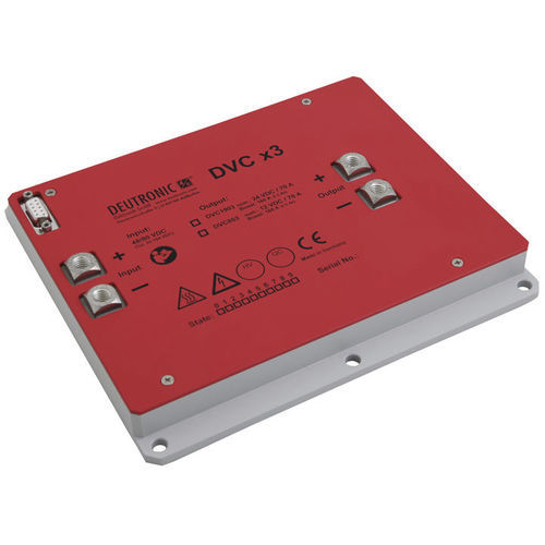 Convertidor DC/DC de alta densidad de potencia - DVC1903-48/80 series - DEUTRONIC - con aislamiento galvánico / regulado / en caja metálica