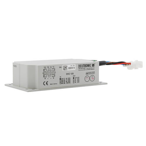 Convertidor DC/DC regulado - DVC125 series  - DEUTRONIC - con aislamiento galvánico / encapsulado / para aplicaciones ferroviarias