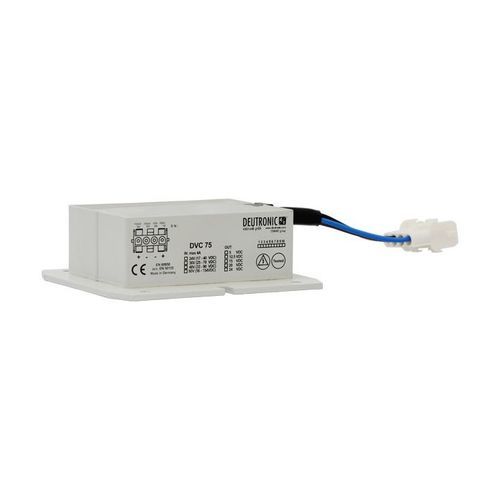 Convertidor DC/DC regulado - DVC75 series  - DEUTRONIC - con aislamiento galvánico / encapsulado / para aplicaciones ferroviarias