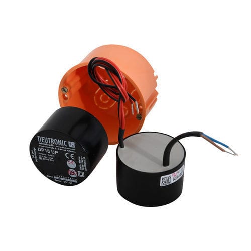 Alimentación eléctrica encapsulada - DP18UP series - DEUTRONIC - AC/DC / regulada / para iluminación LED