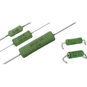 Resistencia de alambre bobinado - AC series - VISHAY - de alta potencia / con carcasa de cerámica / montada en superficie