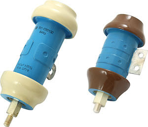 Condensador eléctrico de cerámica - R series - VISHAY - axial / de interconexión / de potencia
