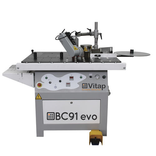 Máquina de colocación de tapacantos semiautomática - BC91 Evo - Vitap - para cintas autoadhesivas / con aplicador de cola