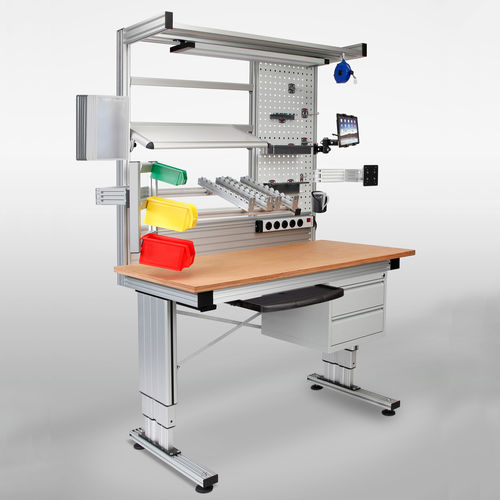 Puesto de trabajo para ensamblaje - RK Easywork workstation - RK Rose+Krieger GmbH - ergonómico / multiusos