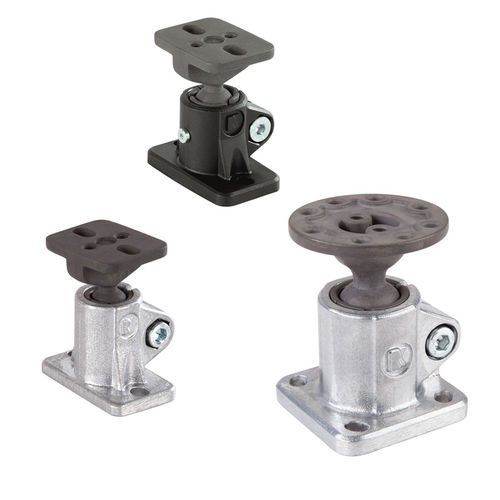 Conexión de tubo con base - KG FS series - RK Rose+Krieger GmbH - redondo / cuadrado / articulado