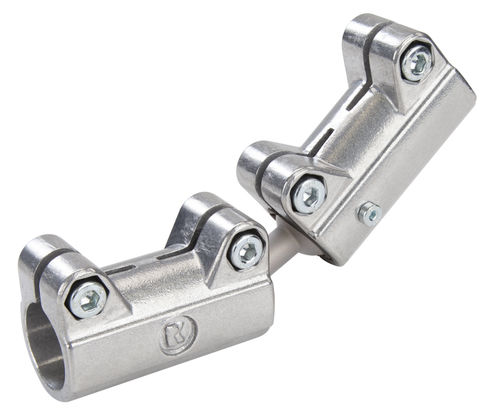 Conexión de tubo redondo - KGMM 30 - RK Rose+Krieger GmbH - articulado / de plástico / de aluminio