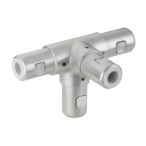 Conexión de tubo para barandilla - ITAS WITE 40 - RK Rose+Krieger GmbH - redondo / en T / de aluminio fundido