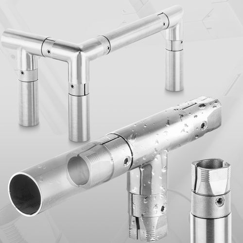 Conexión de tubo redondo - EMS - RK Rose+Krieger GmbH - en cruz / en T / de esquina