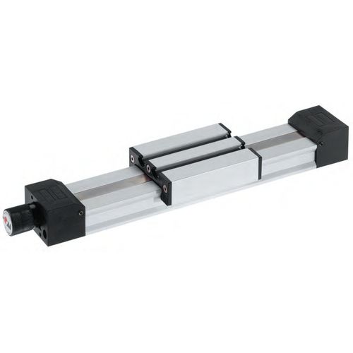 Eje lineal de perfiles - PLM-G - RK Rose+Krieger GmbH - de husillo de rosca trapecial / eléctrico / compacto