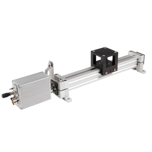 Eje lineal de perfiles - quad - RK Rose+Krieger GmbH - eléctrico / con sistema de posicionamiento / con ajuste de formato automatizado