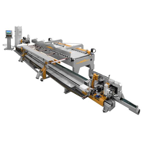 Máquina de colocación de tapacantos automática - FUSION LONG - Essetre - para madera / para cintas autoadhesivas