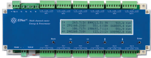 Dispositivo de medición de potencia en riel DIN - ELNet MC - Control Applications Ltd