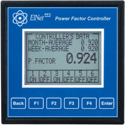 Controlador de factor de potencia digital - ElNet PFC    - Control Applications Ltd