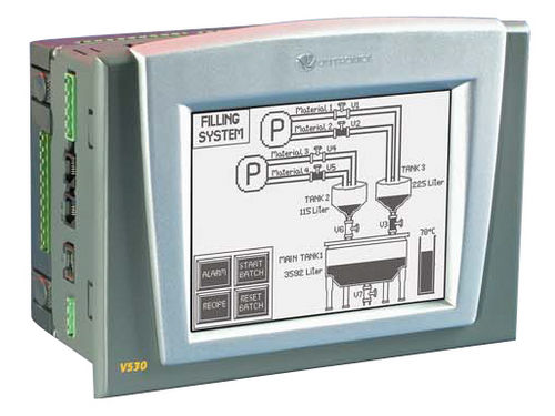 Autómata programable embarcado - 5.7", 320 x 240 pixels, RS232, RS485 | Vision530™ - Unitronics - con E/S integradas / Ethernet TCP/IP / para bus