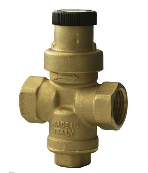 Regulador-reductor de presión para agua - MINIBRASS 102 - RubinetteriaMalgorani - de aguja / de latón