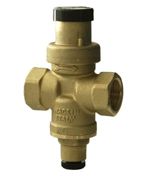 Regulador-reductor de presión para agua - MINIBRASS 106 - RubinetteriaMalgorani - de aguja / de latón