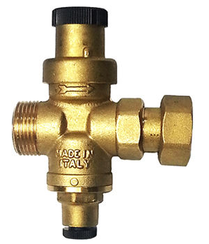 Regulador-reductor de presión para agua - MINIBRASS 104 MF - RubinetteriaMalgorani - de aguja / de latón