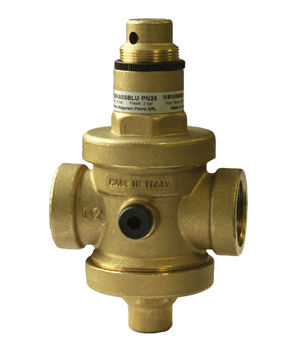 Regulador-reductor de presión para agua - EUROBRASS CR - RubinetteriaMalgorani - de aguja / de latón / de acero inoxidable