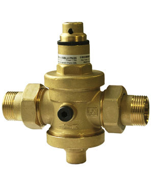 Regulador-reductor de presión para agua - EUROBRASS CR - RubinetteriaMalgorani - de aguja / de latón / de acción directa