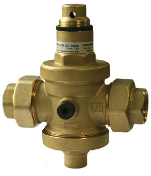 Regulador-reductor de presión para agua - EUROBRASS 146 - RubinetteriaMalgorani - de aguja / de latón