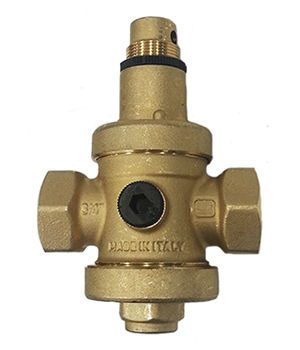 Regulador-reductor de presión para agua - EUROBRASS 134 - RubinetteriaMalgorani - de aguja / de latón / de acero inoxidable