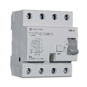 Relé de protección de fuga a tierra - IDB-4 series - CIRCUTOR - AC/DC / en riel DIN