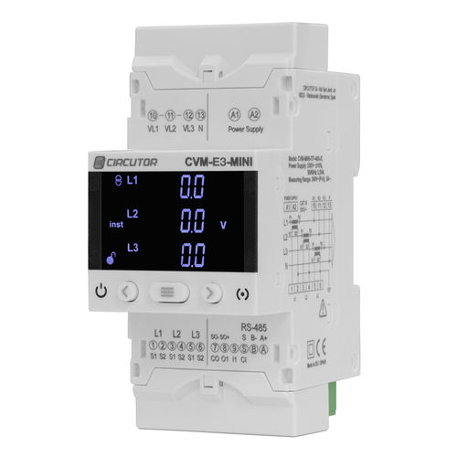 Analizador de red eléctrica - CVM-E3-MINI - CIRCUTOR - de potencia / compacto