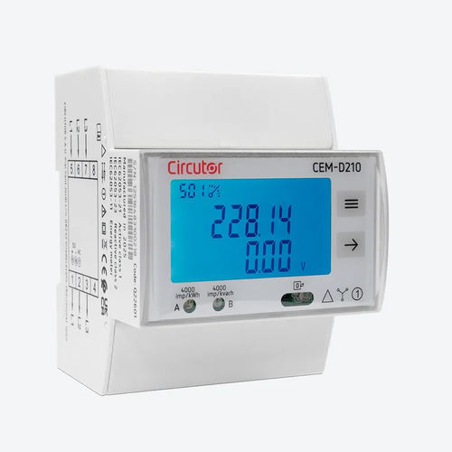 Contador de energía eléctrica trifásico - CEM-D210 - CIRCUTOR - en riel DIN / digital / RS-485