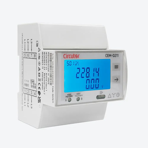 Contador de energía eléctrica trifásico - CEM-D211 - CIRCUTOR - en riel DIN / digital / RS-485