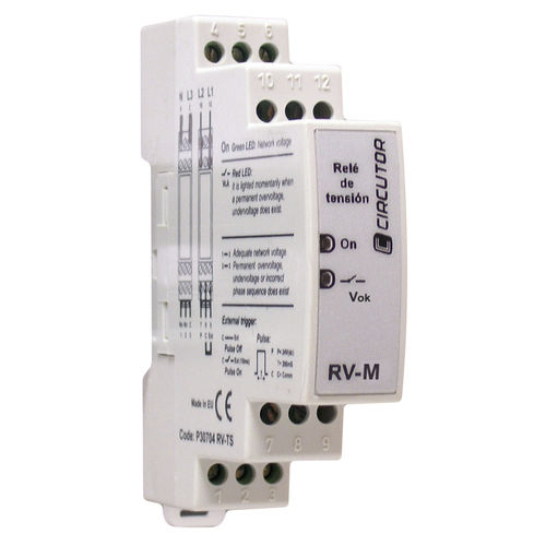 Relé de control de tensión - RV series  - CIRCUTOR - de fases / en riel DIN
