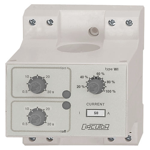 Relé de control de corriente - WI series - CIRCUTOR - para motor eléctrico / para bomba / en riel DIN