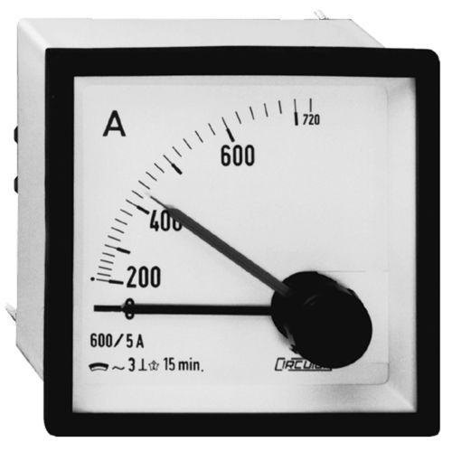 Amperímetro analógico - MC series - CIRCUTOR - montado en panel / con maxímetros