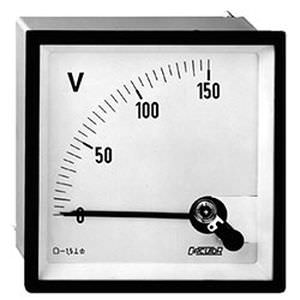 Voltímetro analógico - BC-V series - CIRCUTOR - montado en panel / DC
