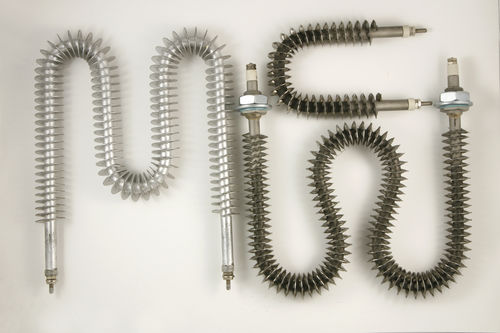 Elemento calefactor tubular - FT series - Backer Hotwatt Inc - con aletas / de acero inoxidable / de acero