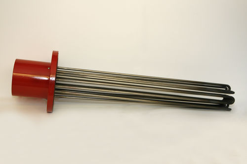 Calentador de inmersión con brida - B series - Backer Hotwatt Inc - de acero inoxidable